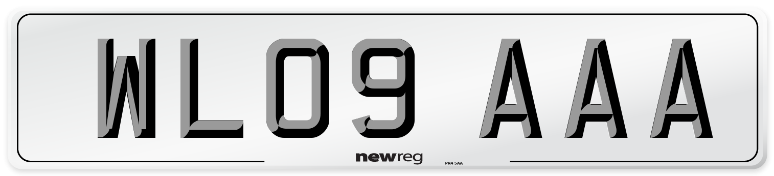 WL09 AAA Number Plate from New Reg
